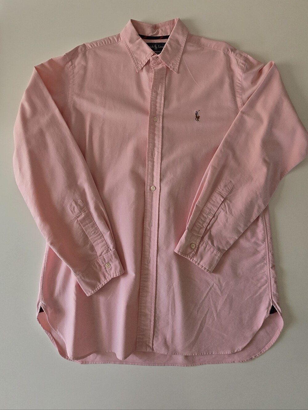 Ralph Lauren Pink Cotton Button-Down Shirt